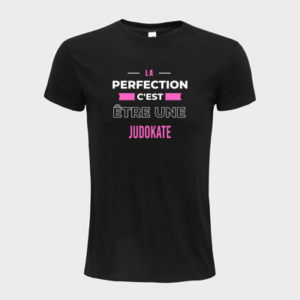 T-shirt personnalisé La perfection c'est être une judokate - Judo
